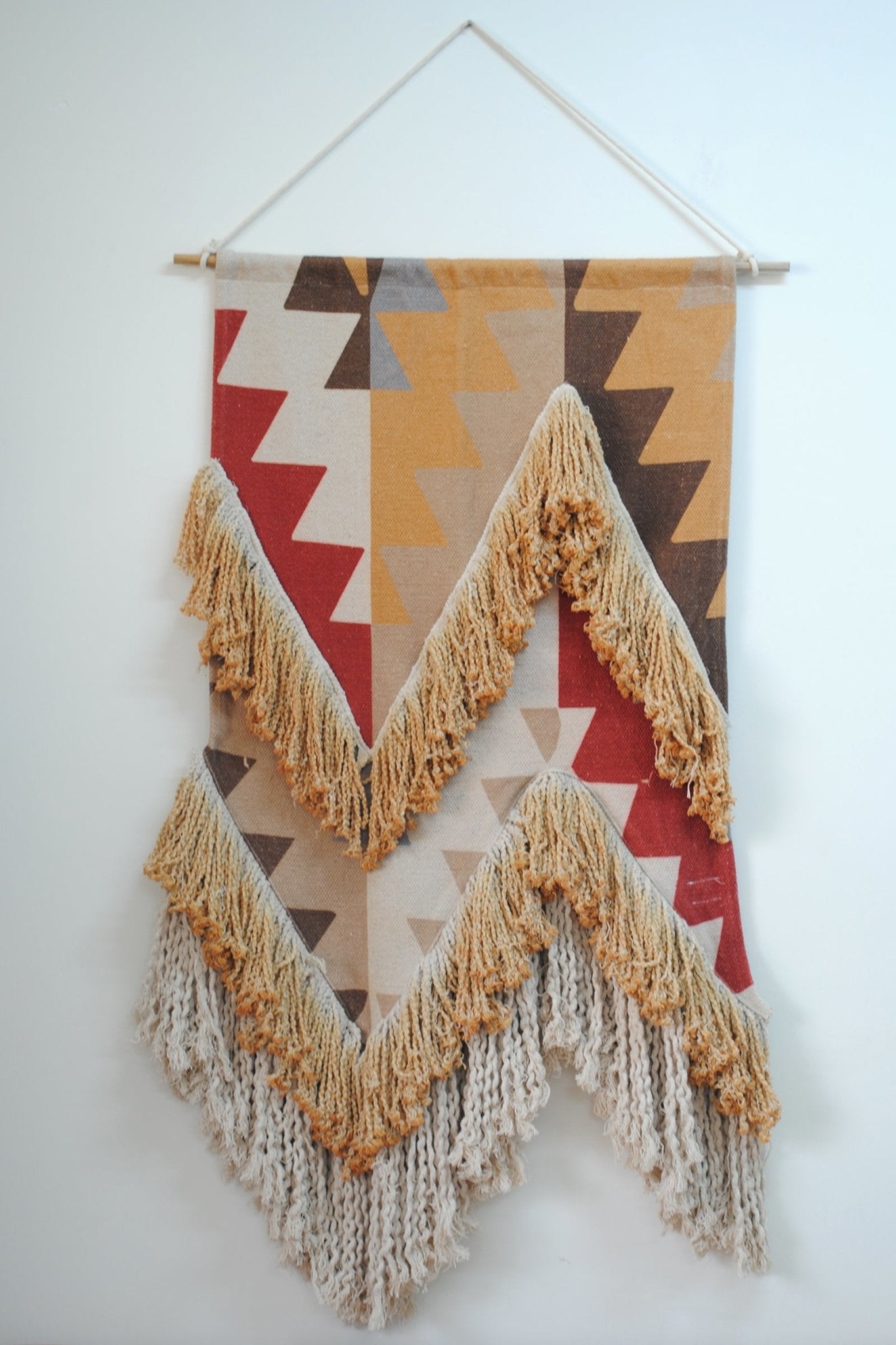 Canine kilim wall hanging room setting — Art Avenue