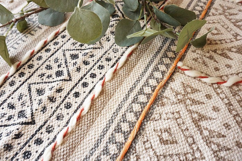 Castle block-printed runner hallway — Art Avenue India
