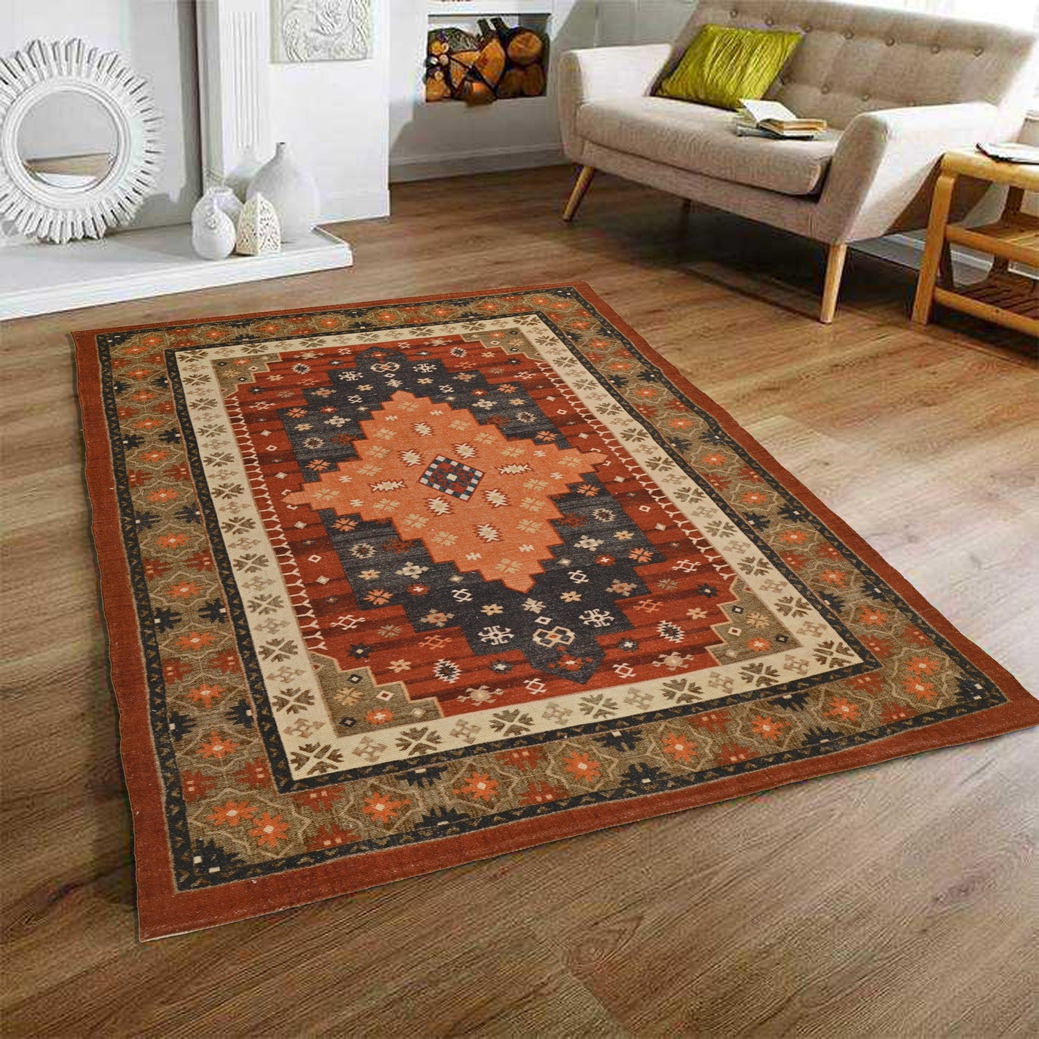 CREATION - PRINTED COTTON RUG - ART AVENUE