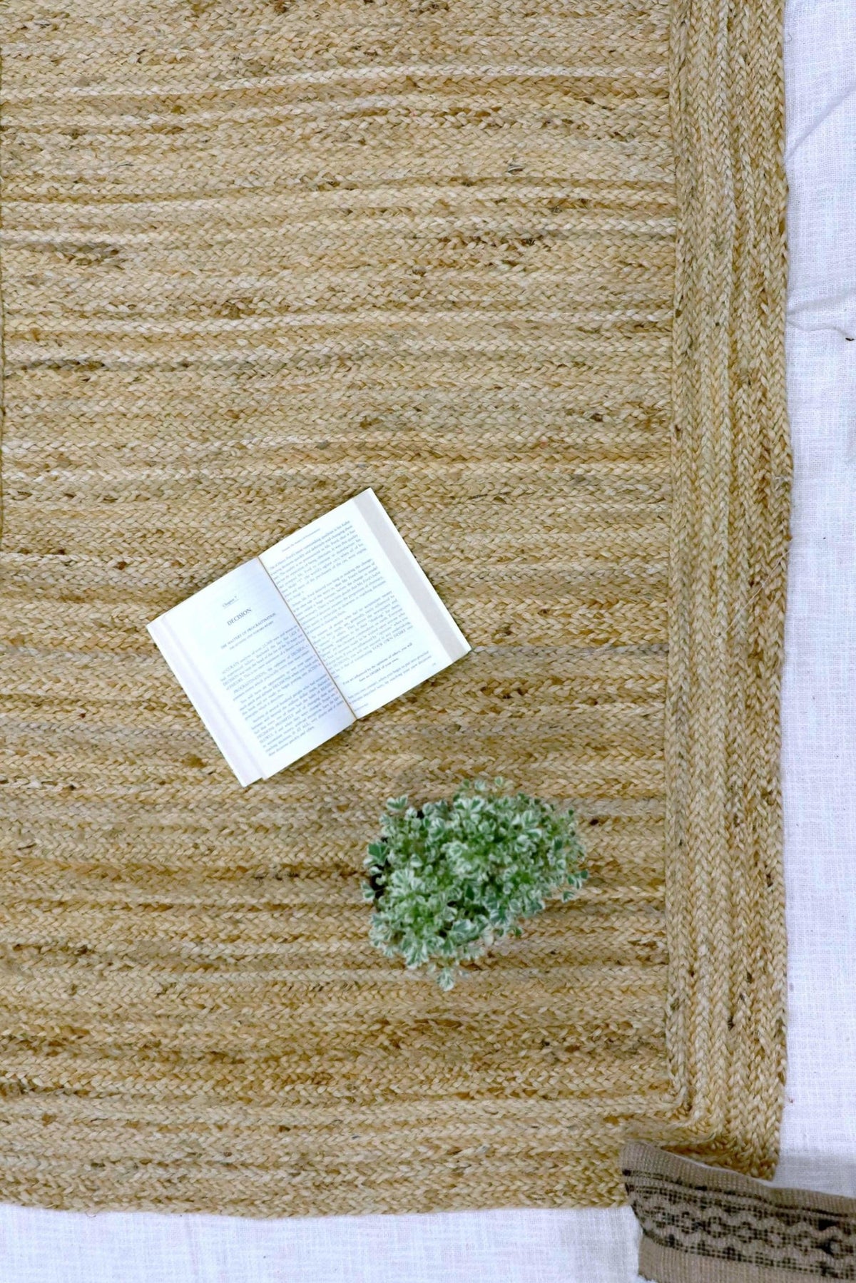 Crest braided rug — texture detail — Art Avenue