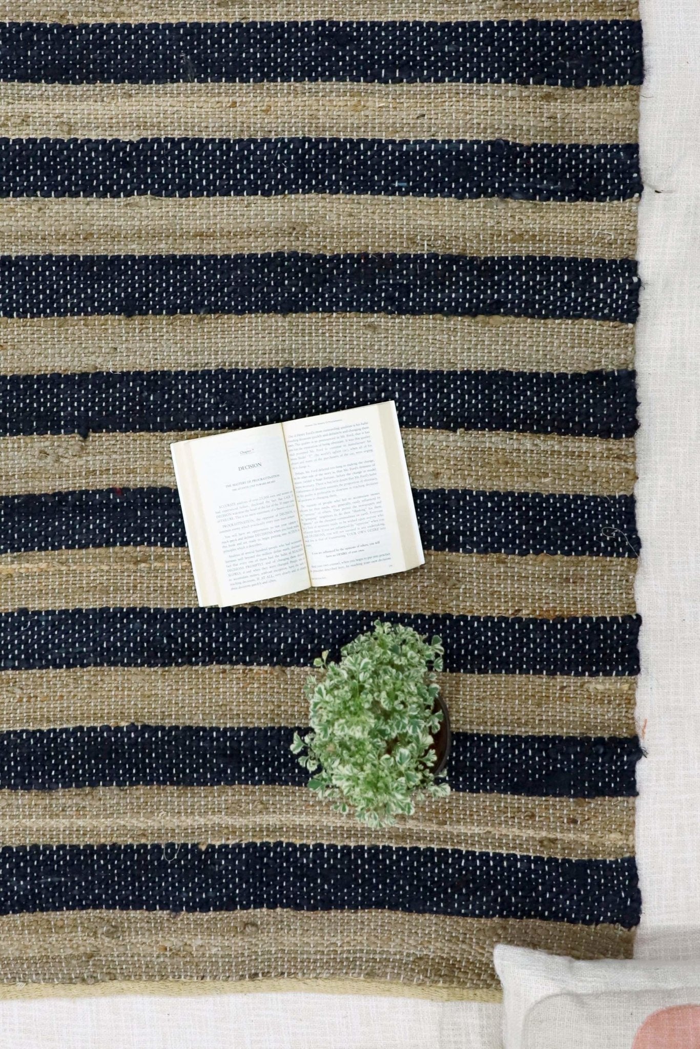 Darky woven rug — texture detail — Art Avenue