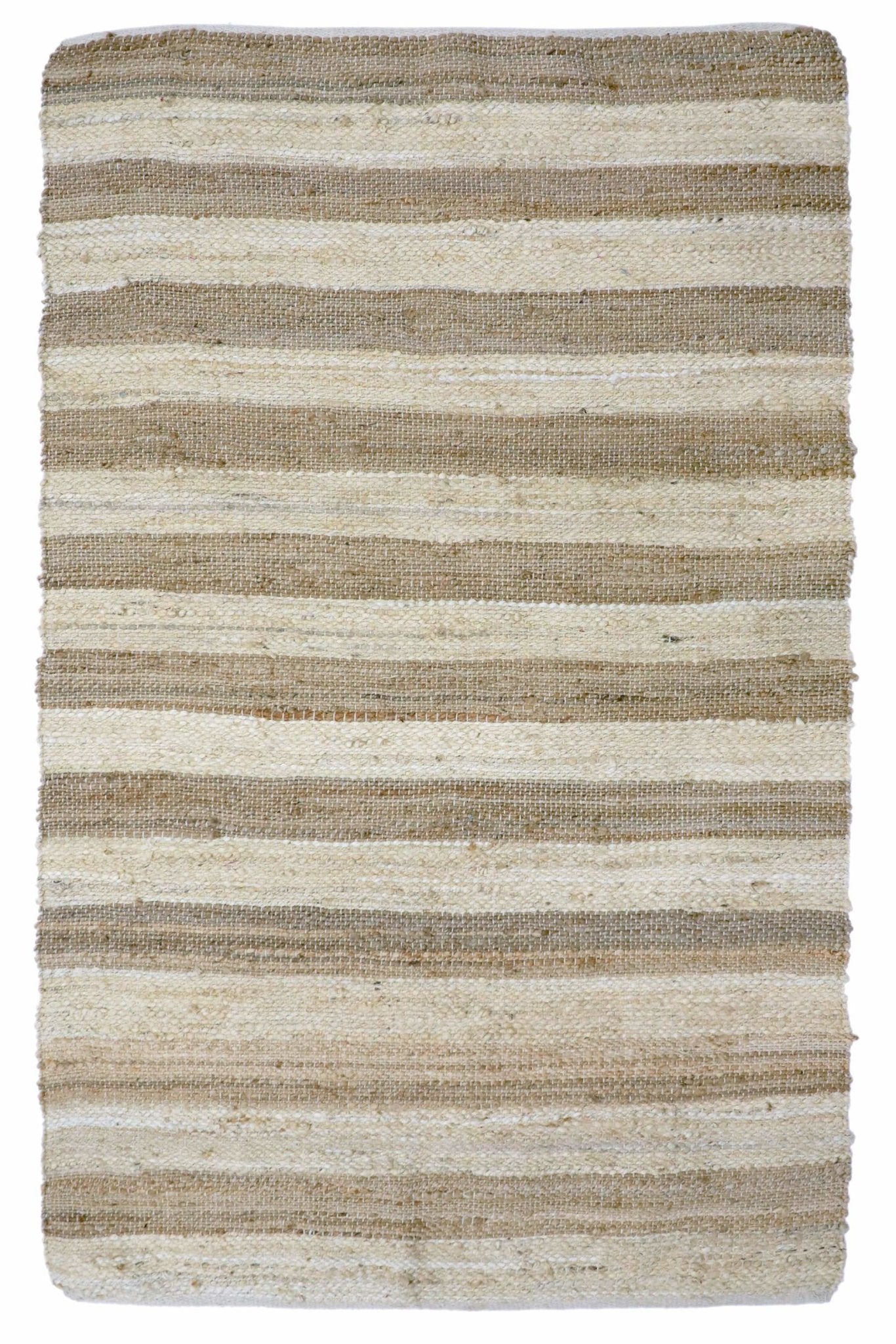 Deepline handwoven hemp jute rug in brown — Art Avenue