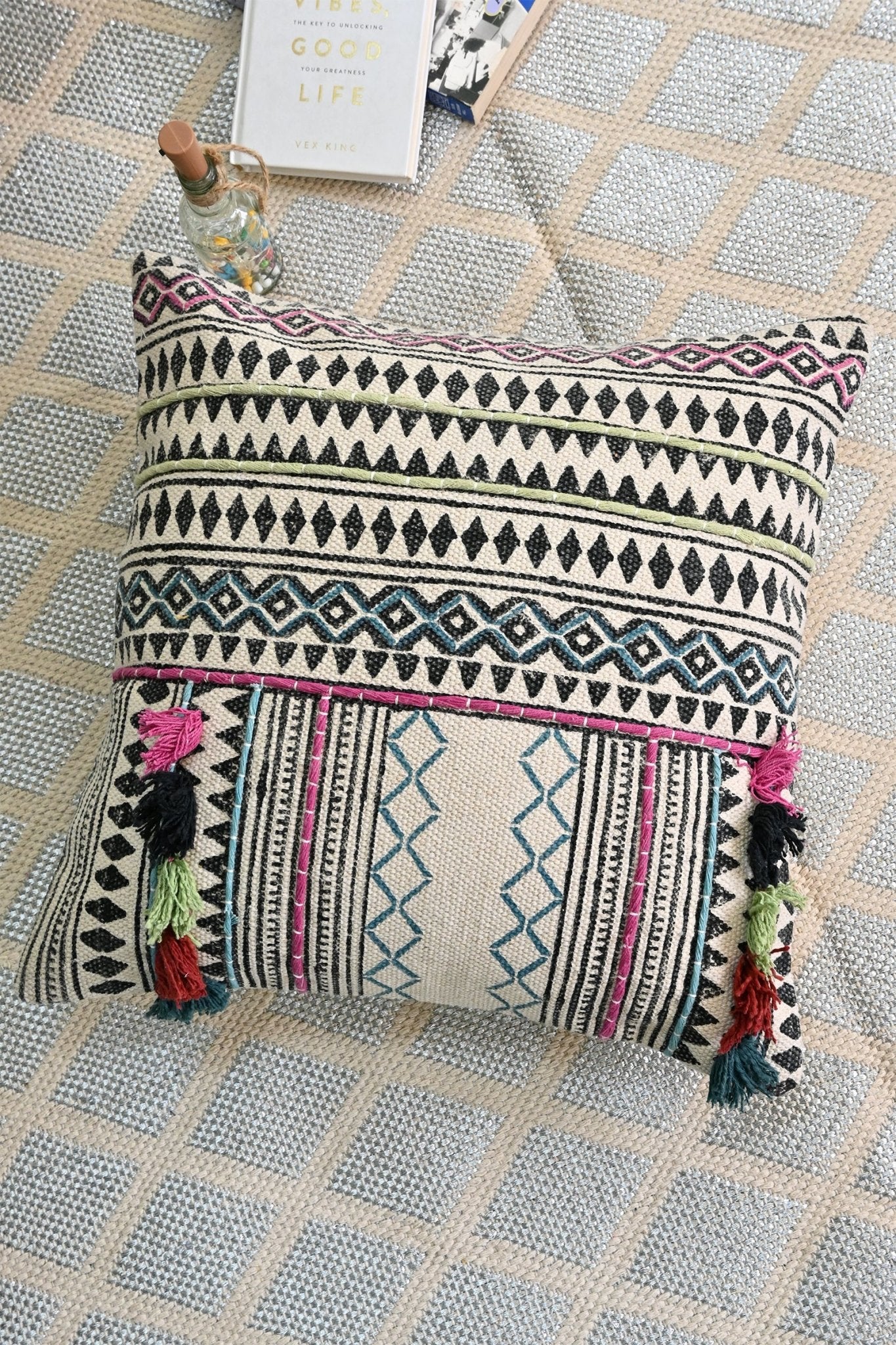 DELONIX - SQUARE CUSHION COVER - ART AVENUE
