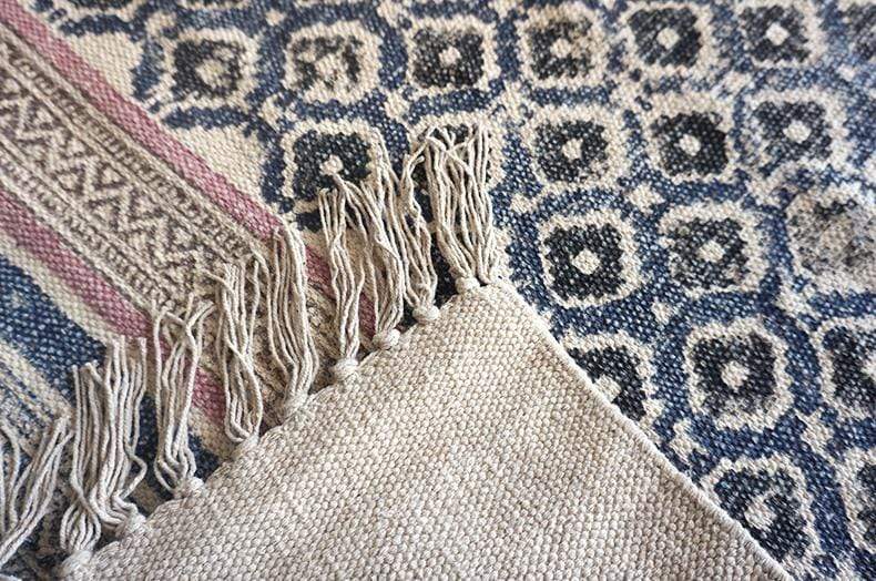 Downtown handmade cotton floor runner — Art Avenue Jaipur