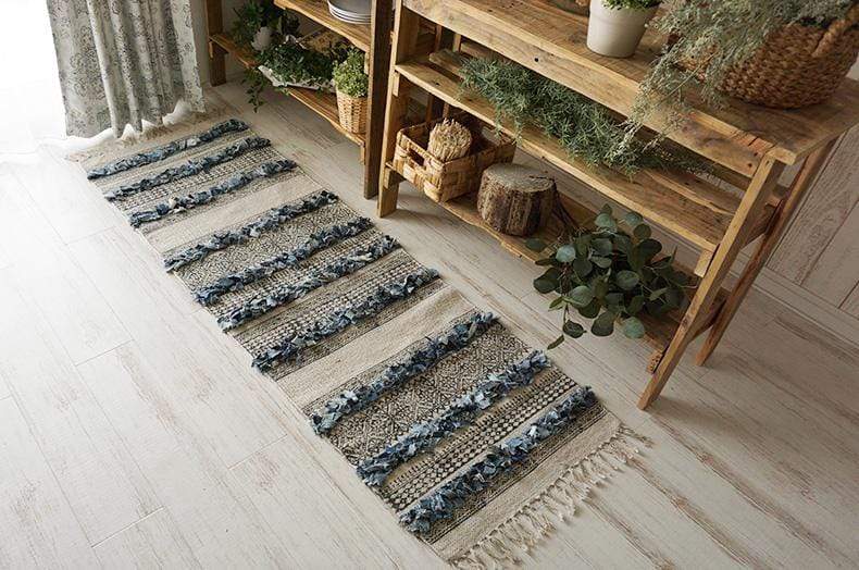 DURBAN - BLOCK PRINTED FLOOR RUNNER - ART AVENUE