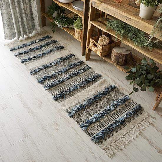DURBAN - BLOCK PRINTED FLOOR RUNNER - ART AVENUE