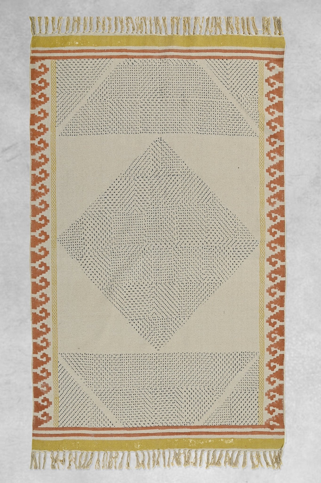 DYNAMO - BLOCK PRINTED RUG - ART AVENUE