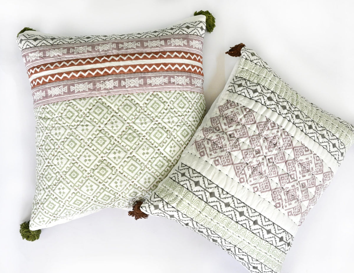 ELIENA QUILT/RAZAI SET WITH PILLOW COVERS - ART AVENUE