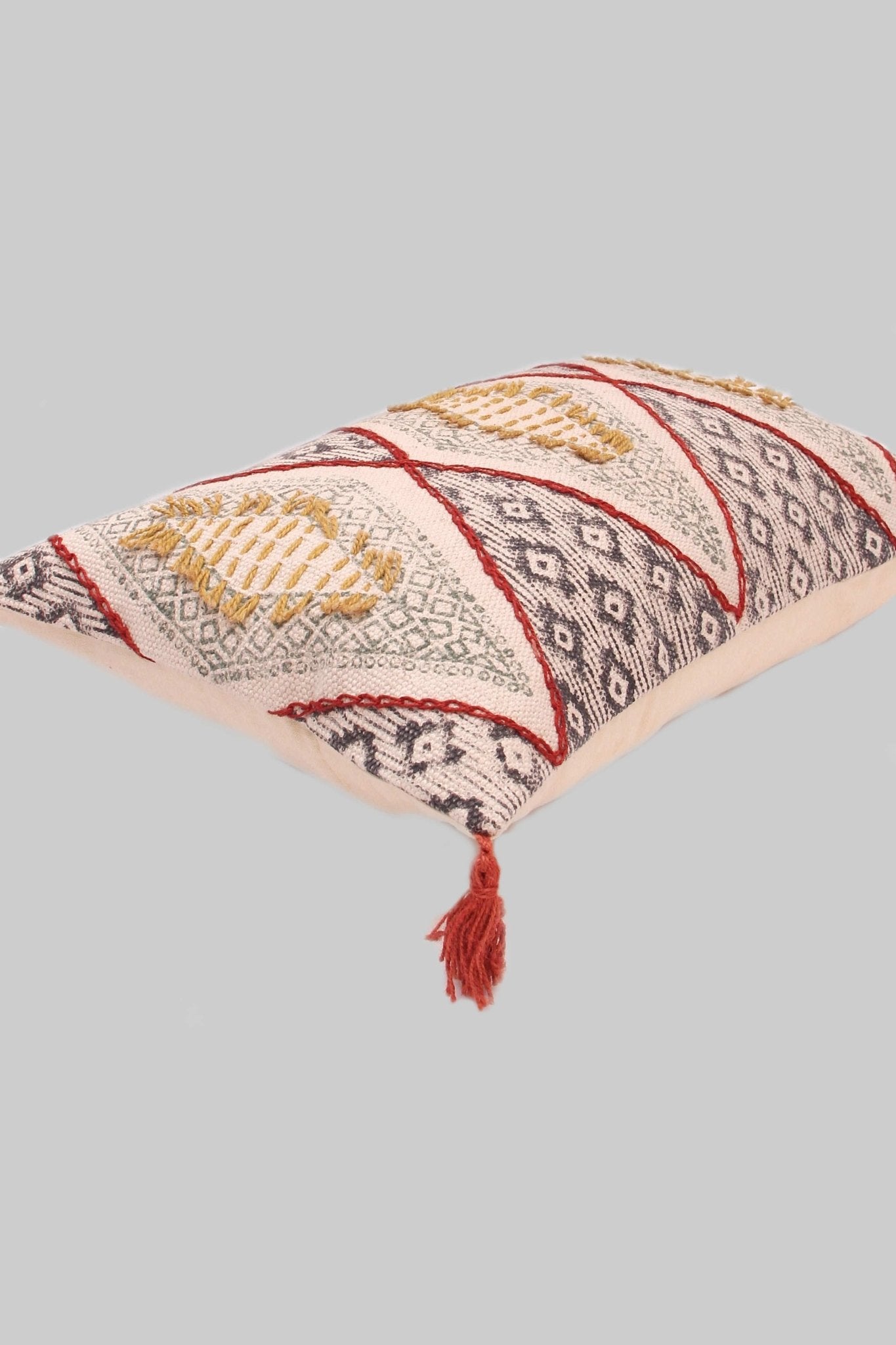 FINE - LUMBAR CUSHION COVER -MULTI - ART AVENUE