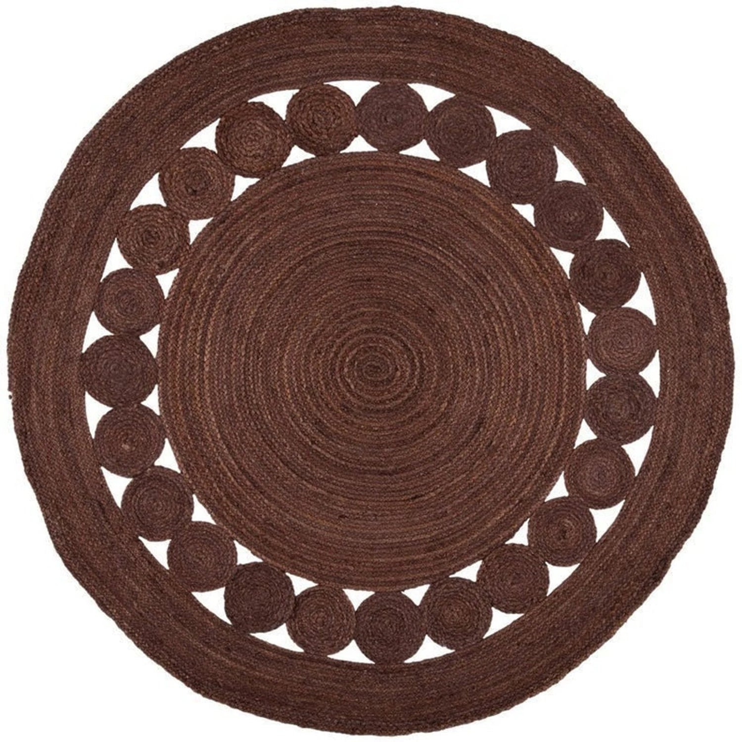 FLUENT - ROUND JUTE RUG - ART AVENUE