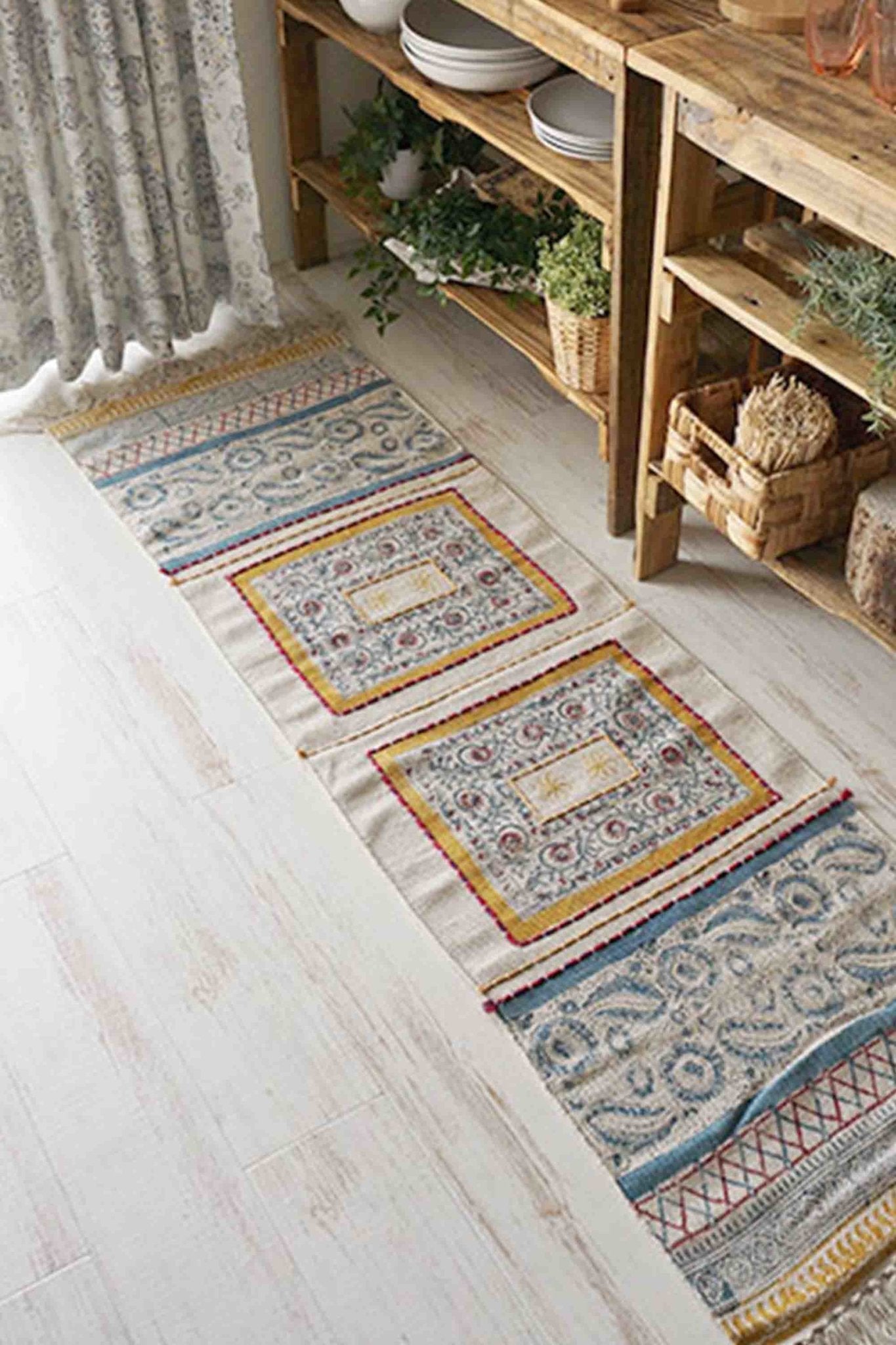 Freetown cotton floor runner pattern detail — Art Avenue