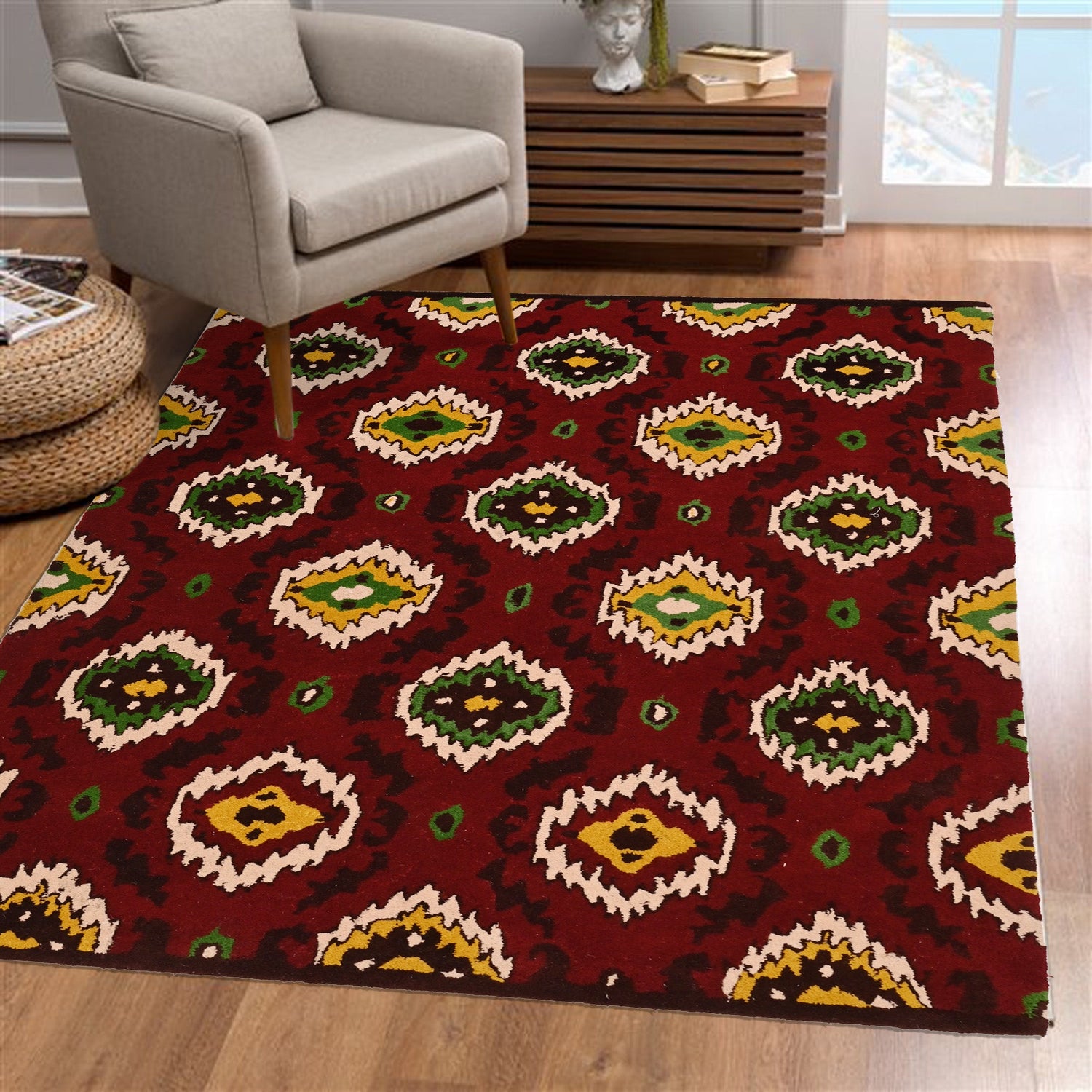 GRAFFITI HANDTUFTED WOOL CARPET - ART AVENUE