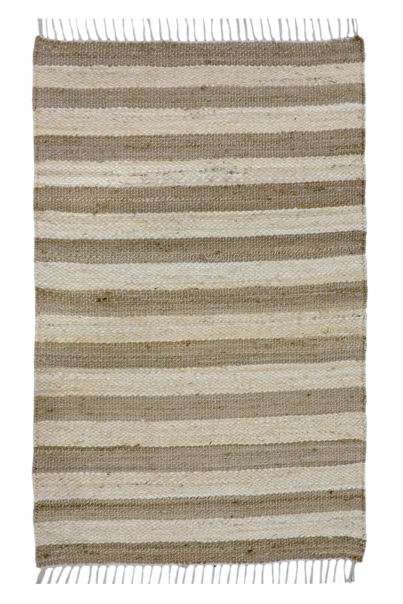 Jump braided jute rug in brown — Art Avenue