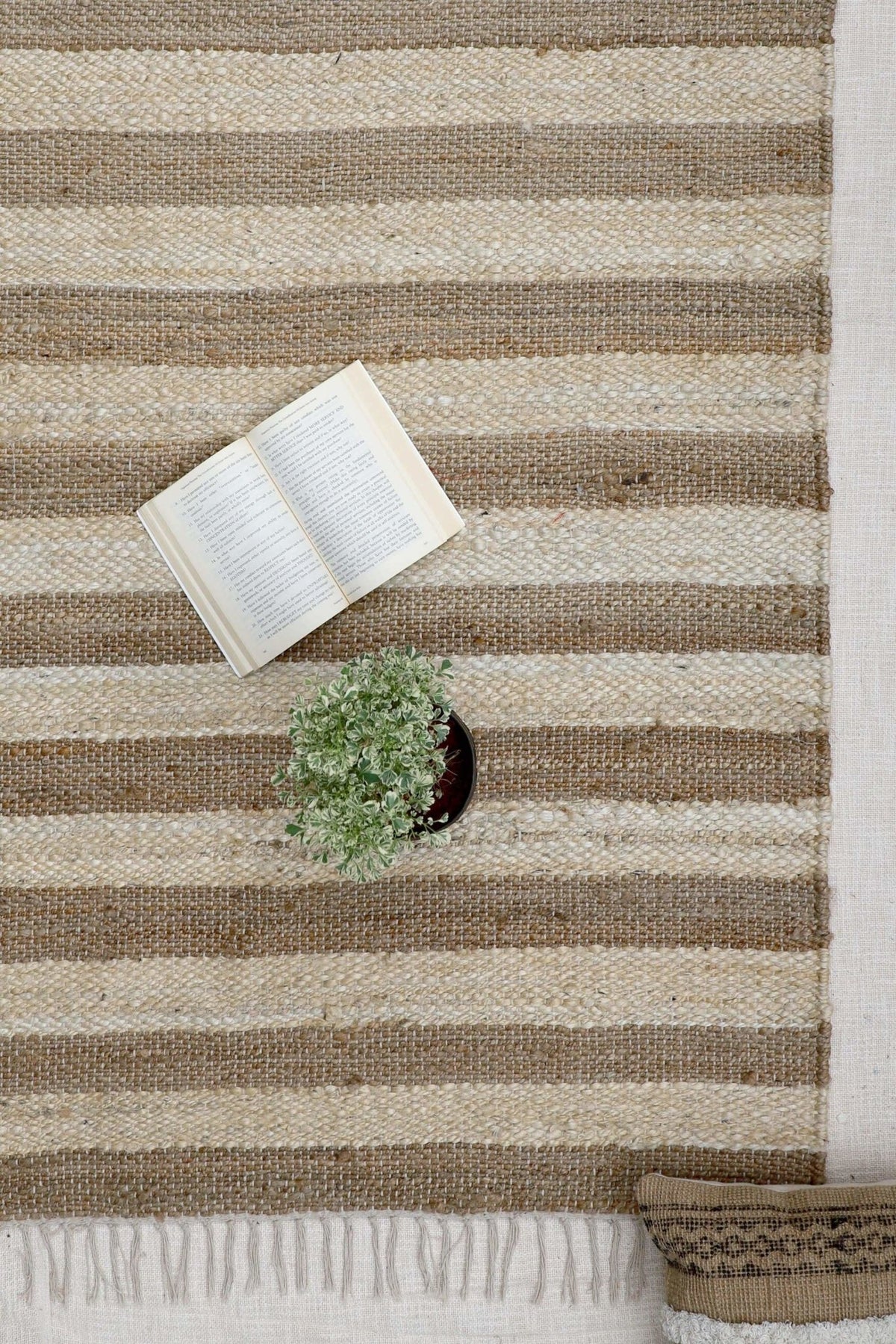 Jump braided rug — texture detail — Art Avenue