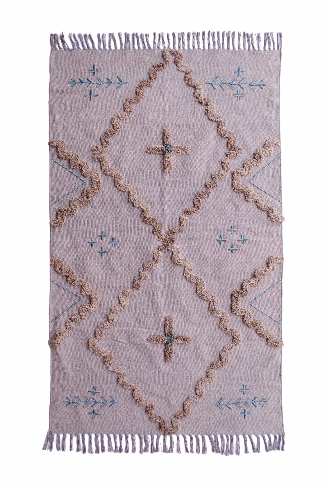 Kent handwoven rug room setting — Art Avenue India