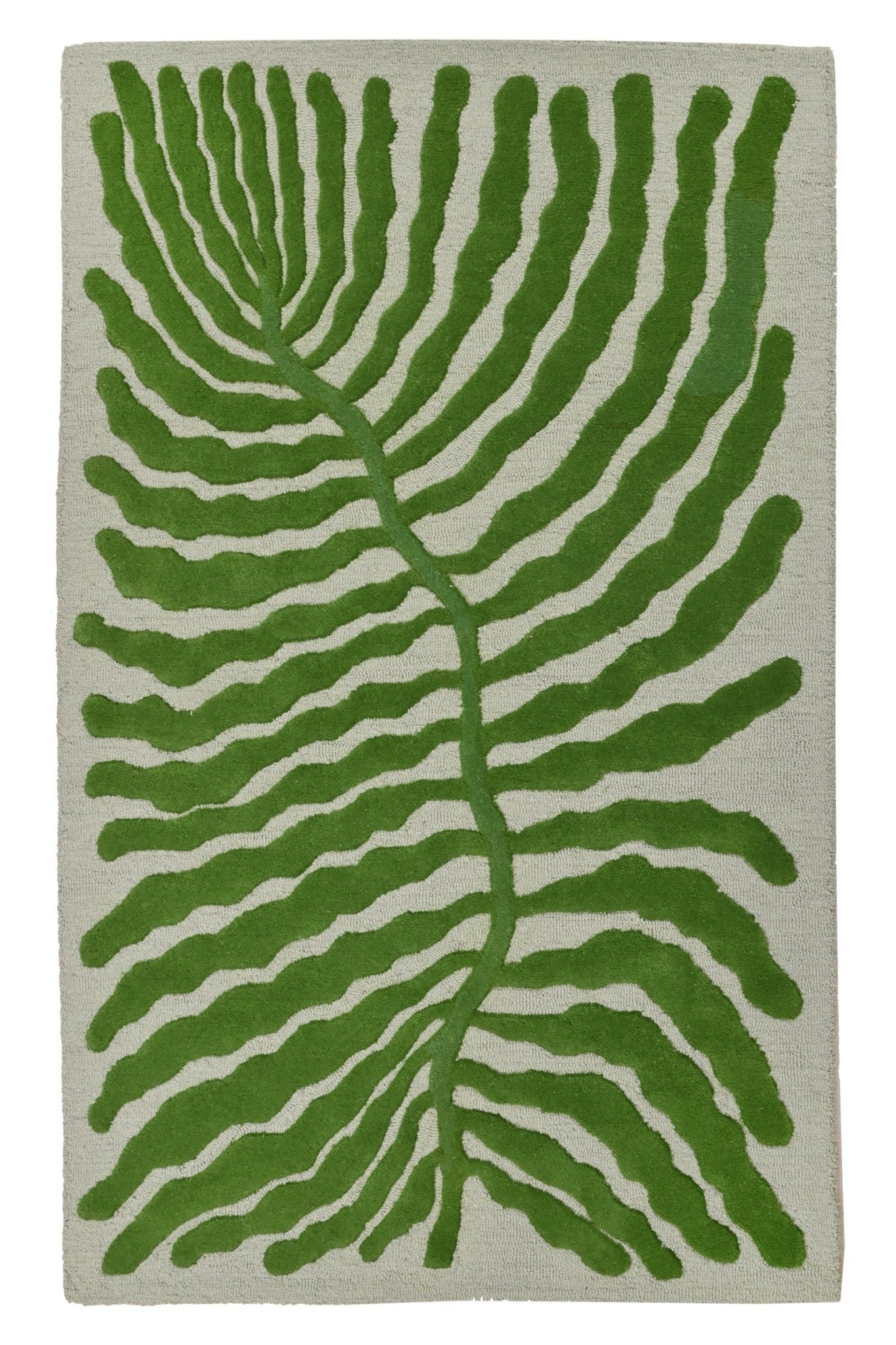LEAFY HANDTUFTED WOOL CARPET - ART AVENUE