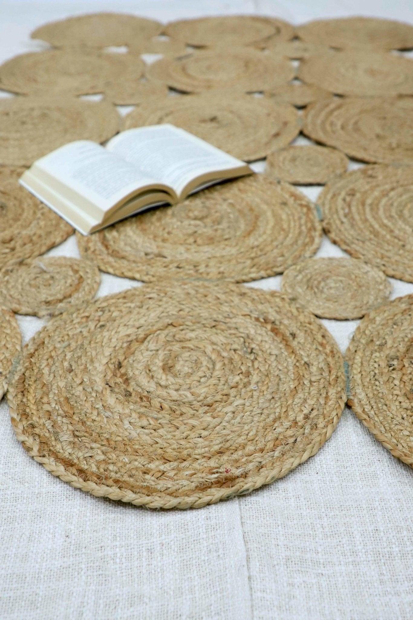 Artimesia braided rug room setting — Art Avenue