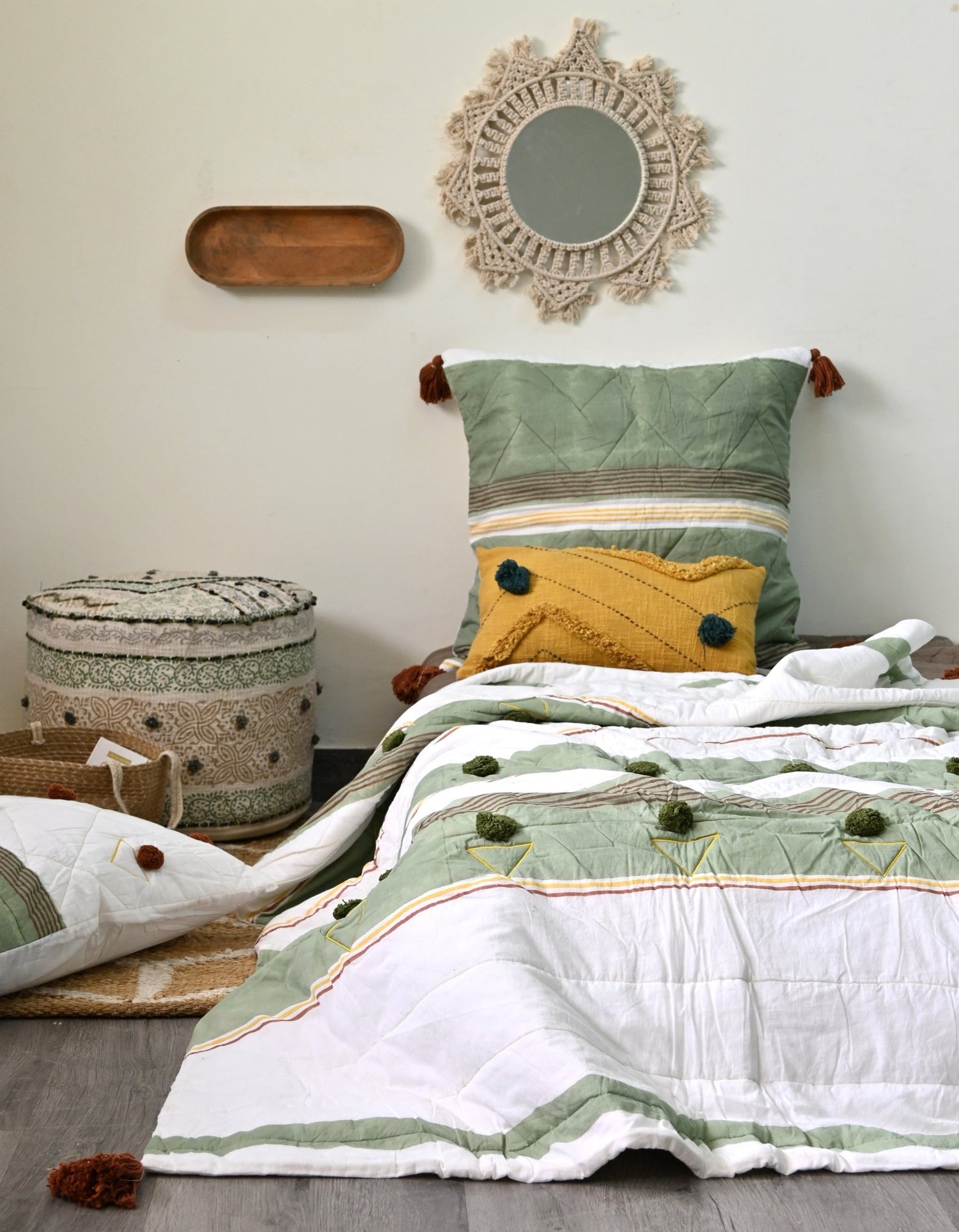 SIBLEY QUILT/RAZAI SET WITH PILLOW COVERS - ART AVENUE