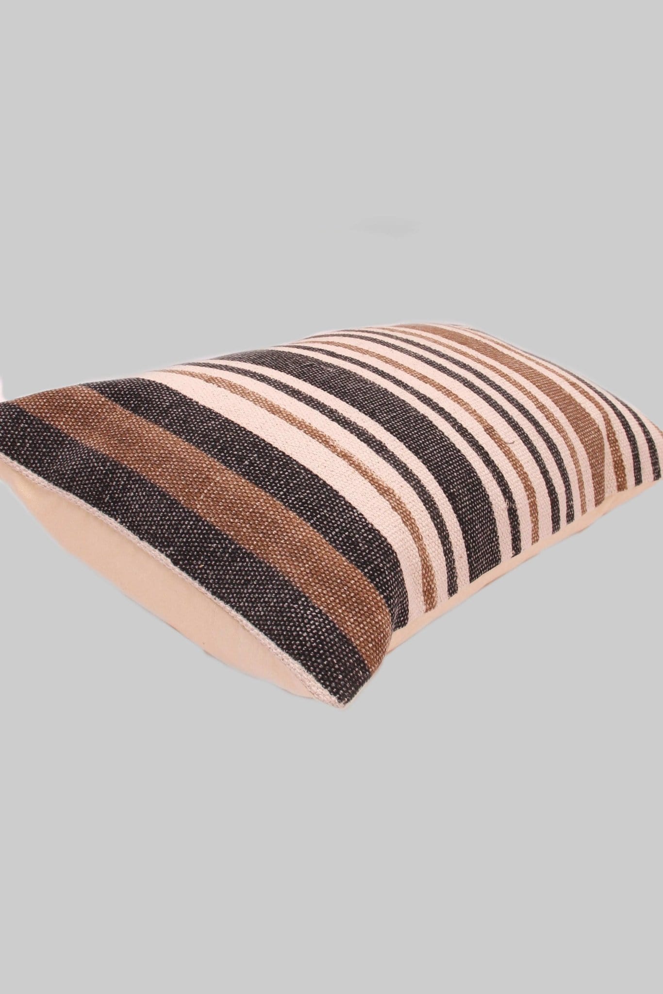 ZEBS - LUMBAR CUSHION COVER -BLACK - ART AVENUE