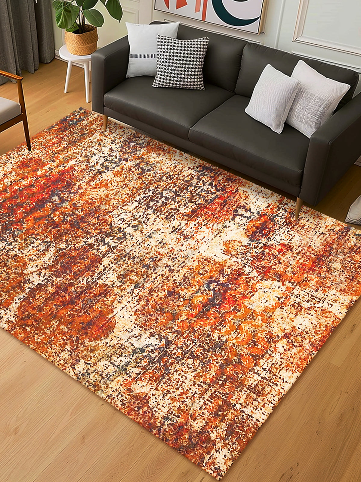 Trym Digital-Printed Cotton Rug