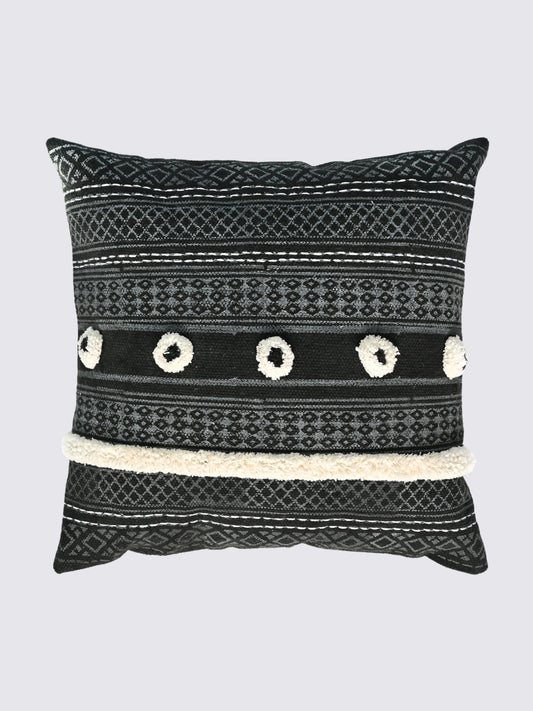 Midnix Block-Printed Square Cushion Cover