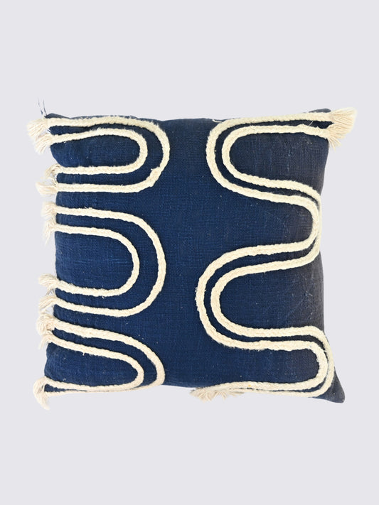 Orysa Hand-Embroidered Square Cushion Cover