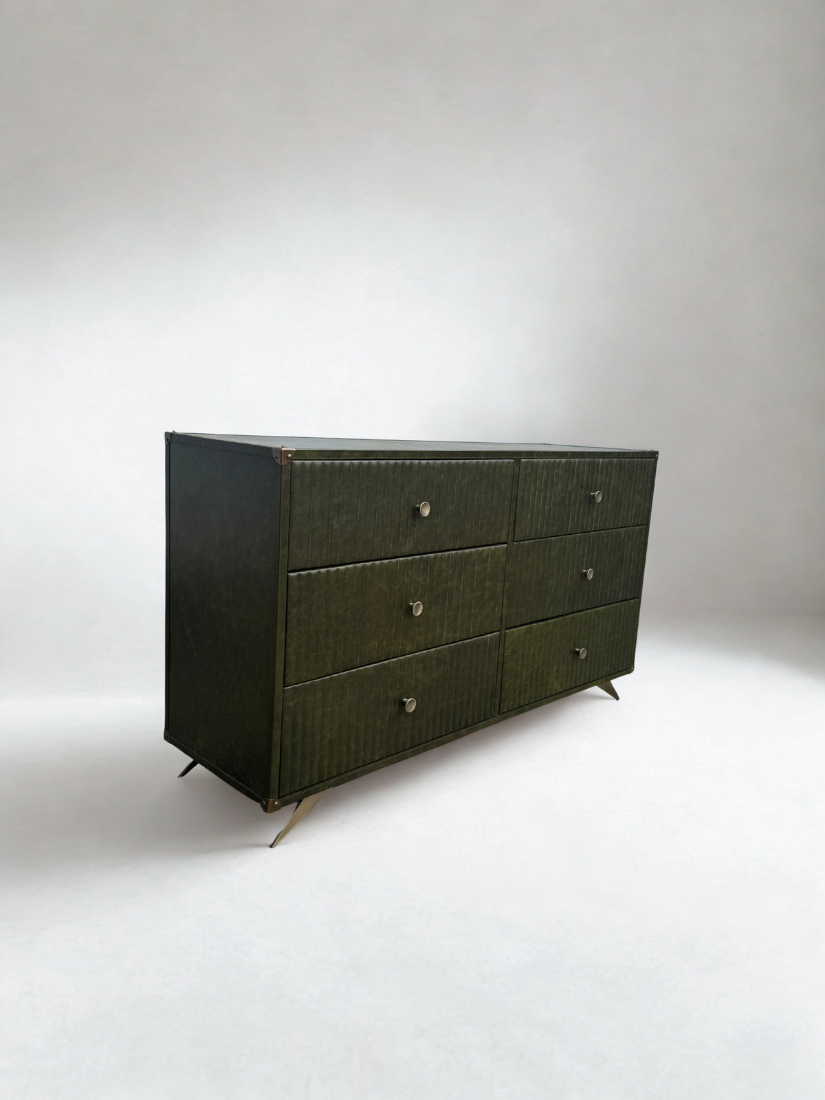 Handcrafted leather chest of drawers — Art Avenue