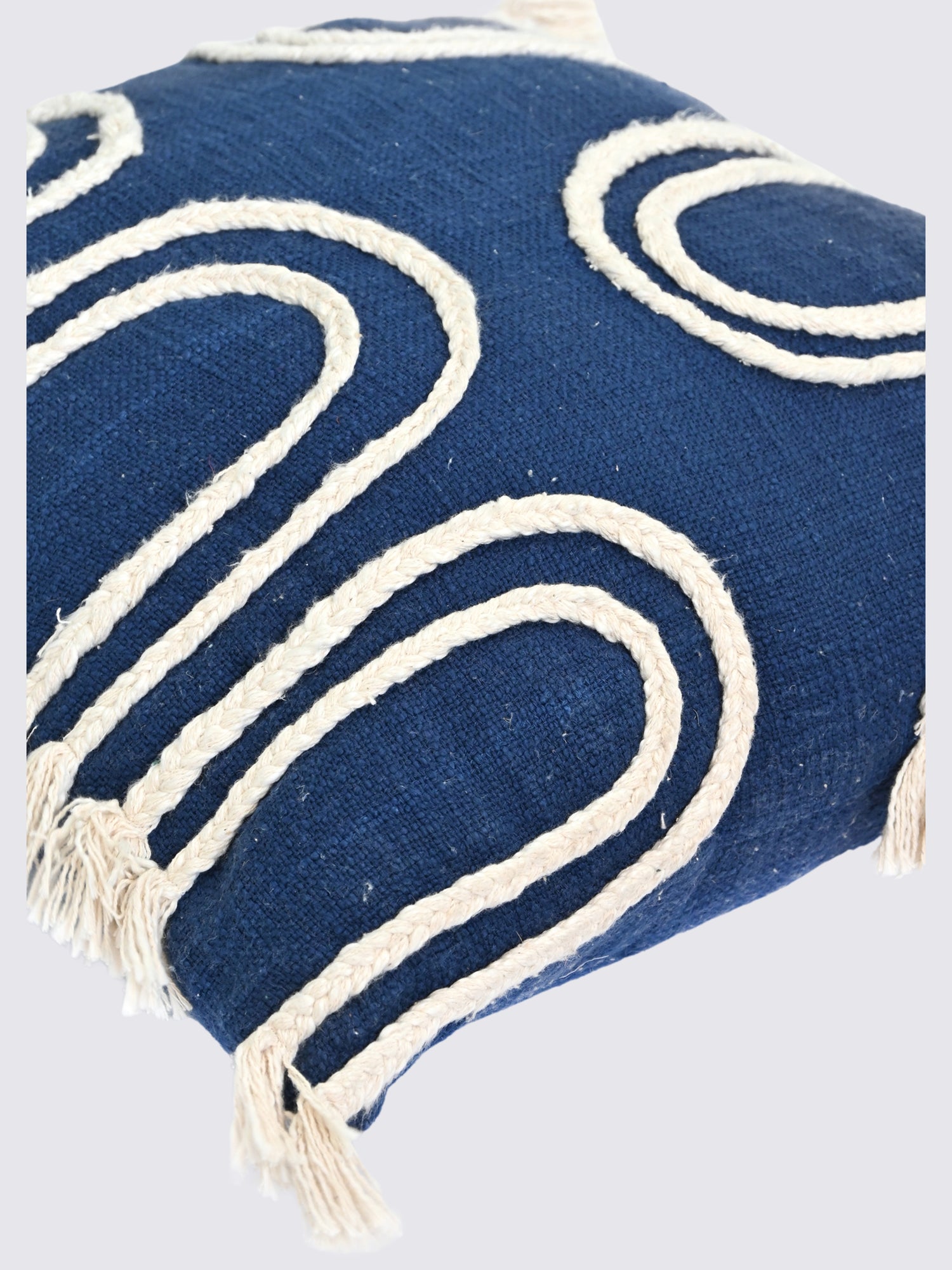 Orysa Hand-Embroidered Square Cushion Cover