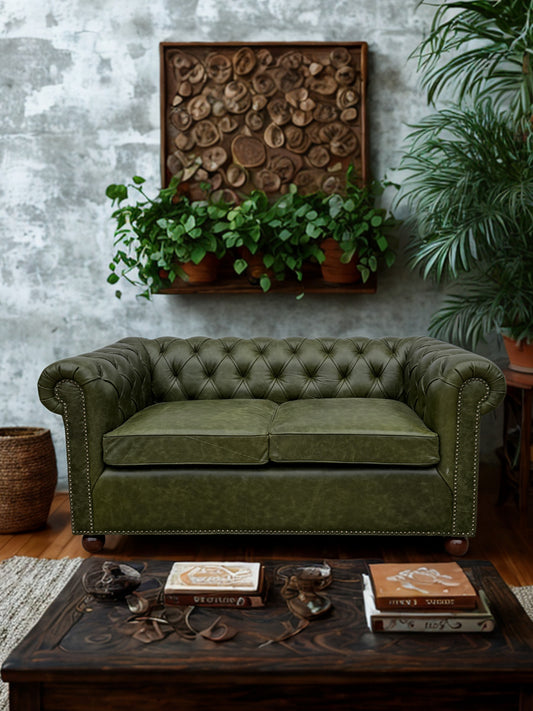 Leather Chesterfield Sofa — Art Avenue