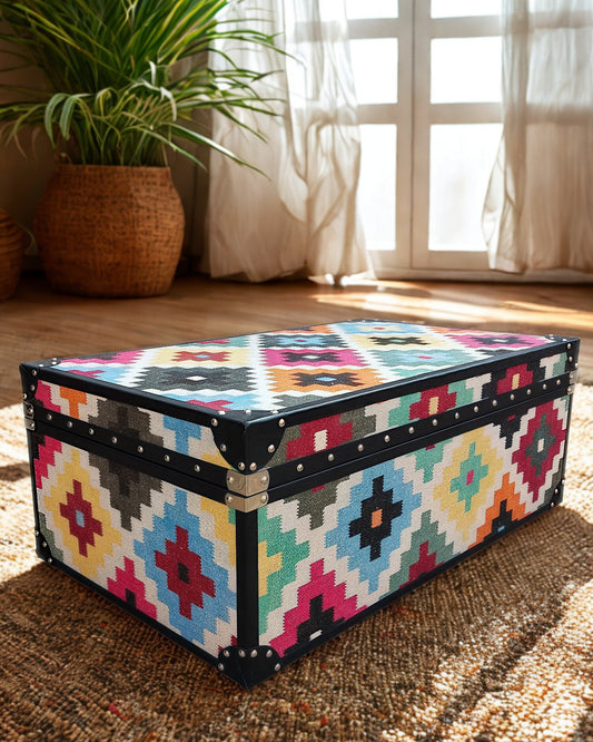 Kilim Storage Trunk — Art Avenue