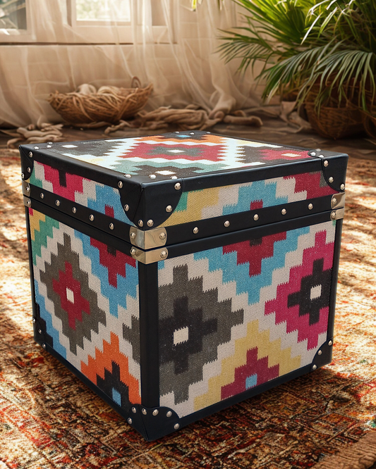 Kilim Storage Trunk — Art Avenue