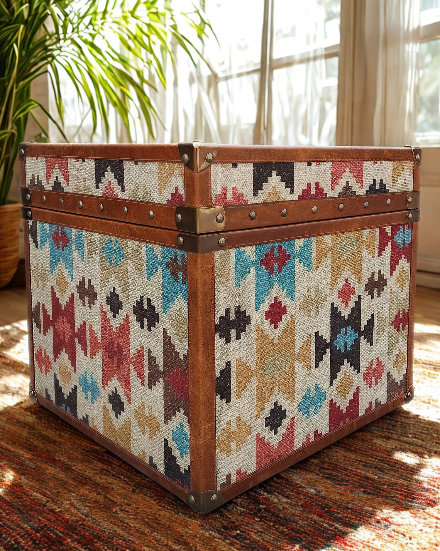 Kilim Storage Trunk — Art Avenue