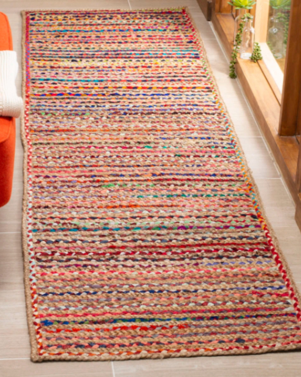 Bloom Handwoven Jute Floor Runner