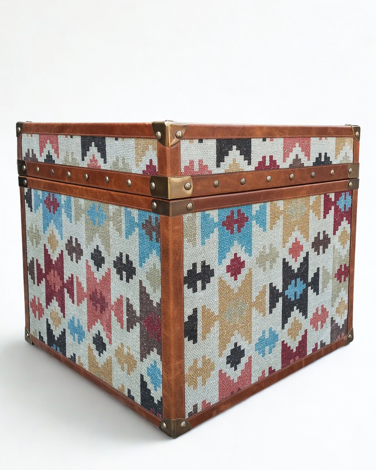 Kilim trunk lid and panel detail — Art Avenue