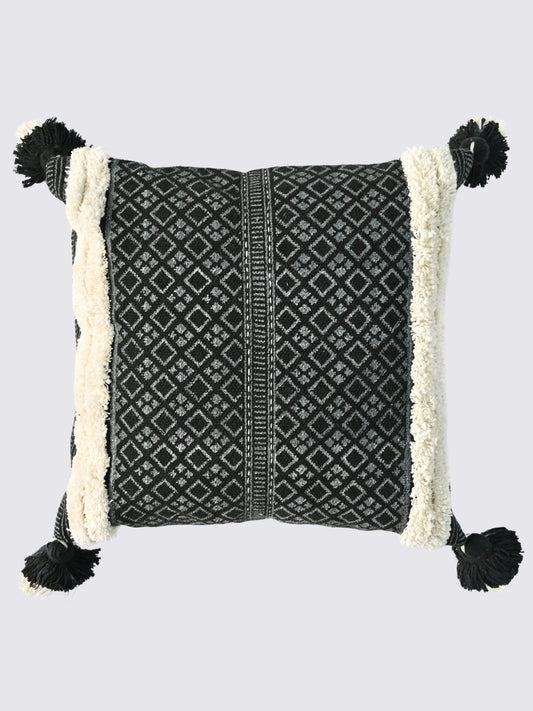 Ravene Block-Printed Square Cushion Cover
