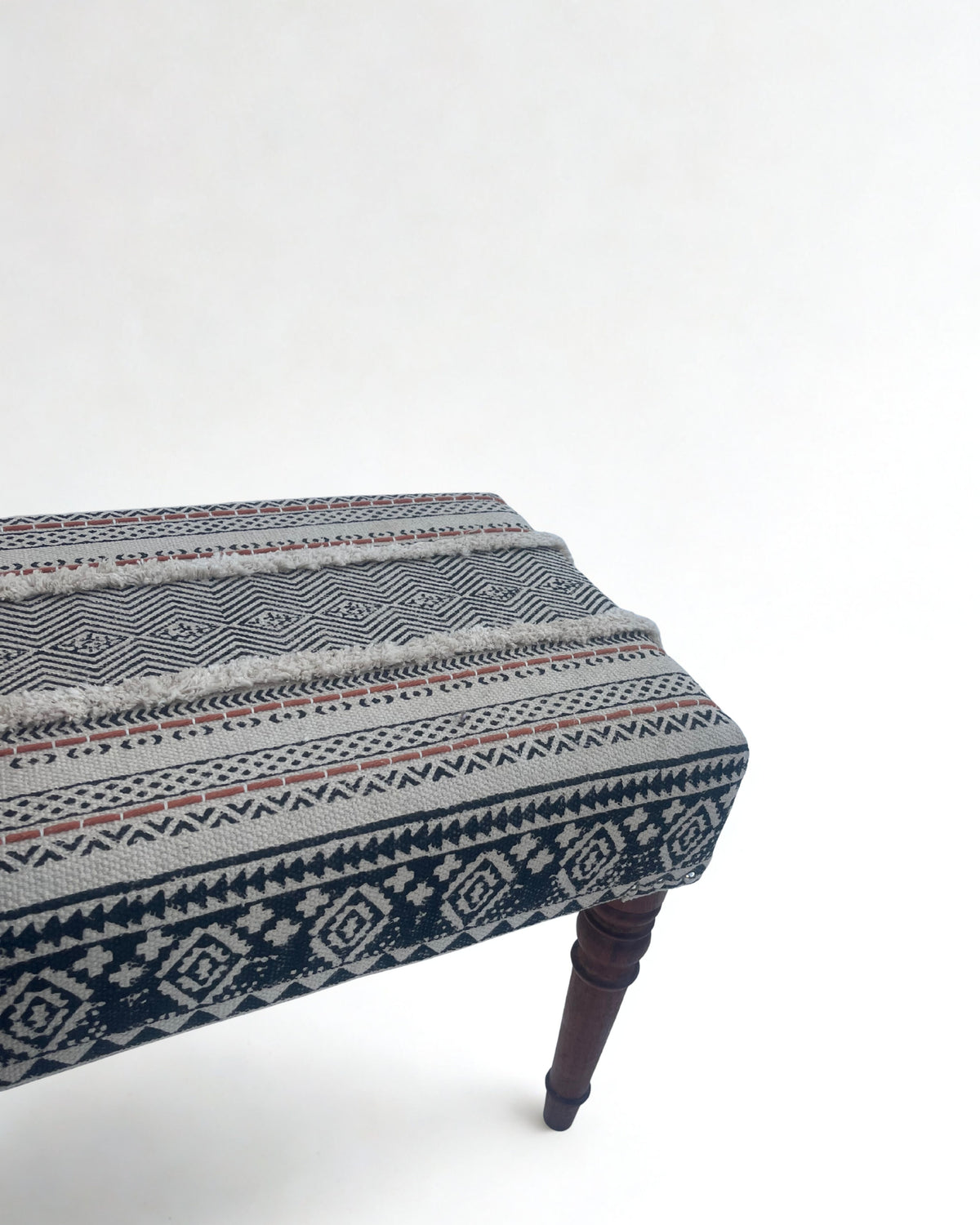 Deby kilim bench with storage — Art Avenue