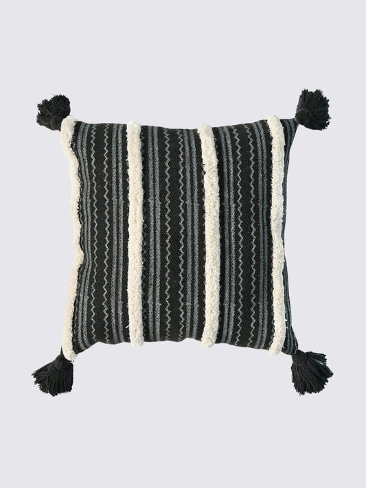 Ebbric Block-Printed Square Cushion Cover