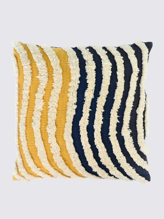 Nuvia Hand-Embroidered Square Cushion Cover