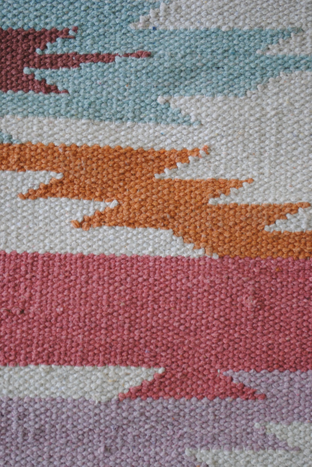 Parodia woven rug texture detail — Art Avenue Jaipur