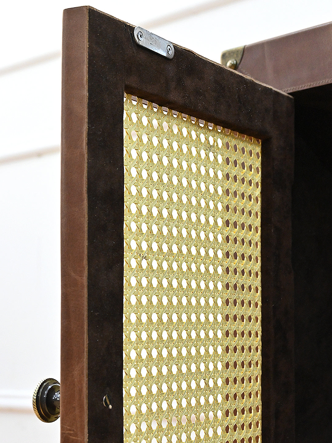 ASHLEY TV UNIT - KILIM AND LEATHER - ART AVENUE