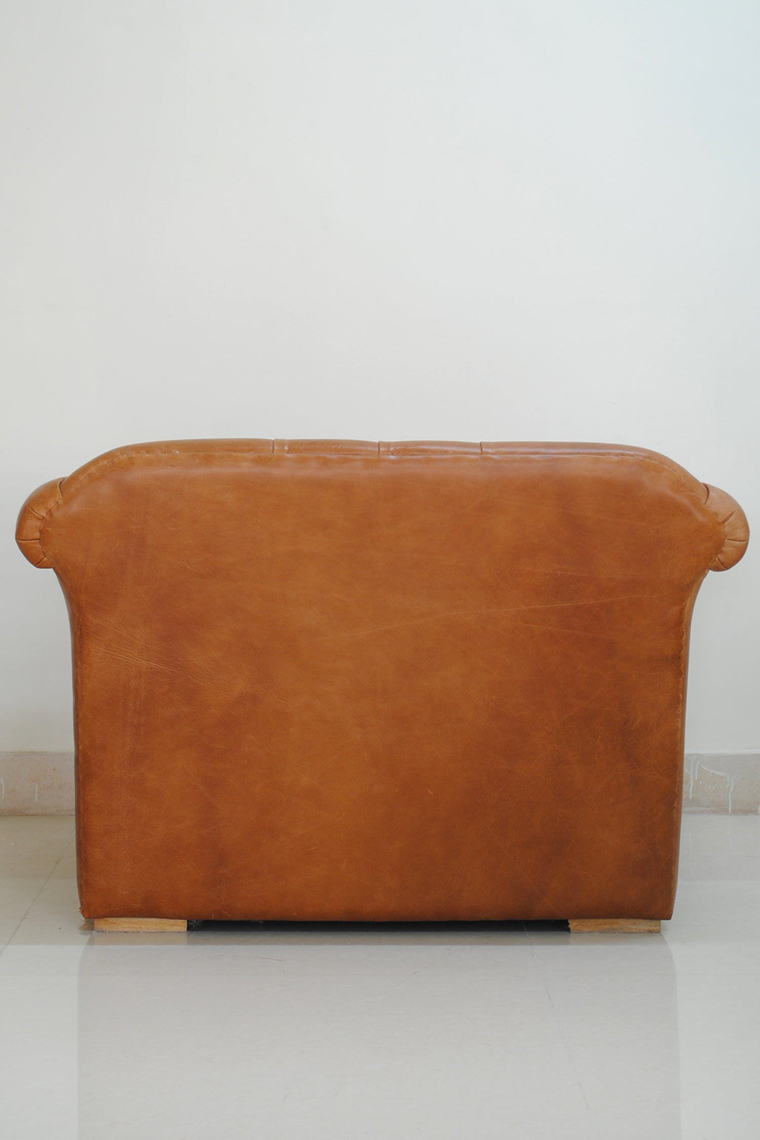 Arbor Leather Wing Back Armchair