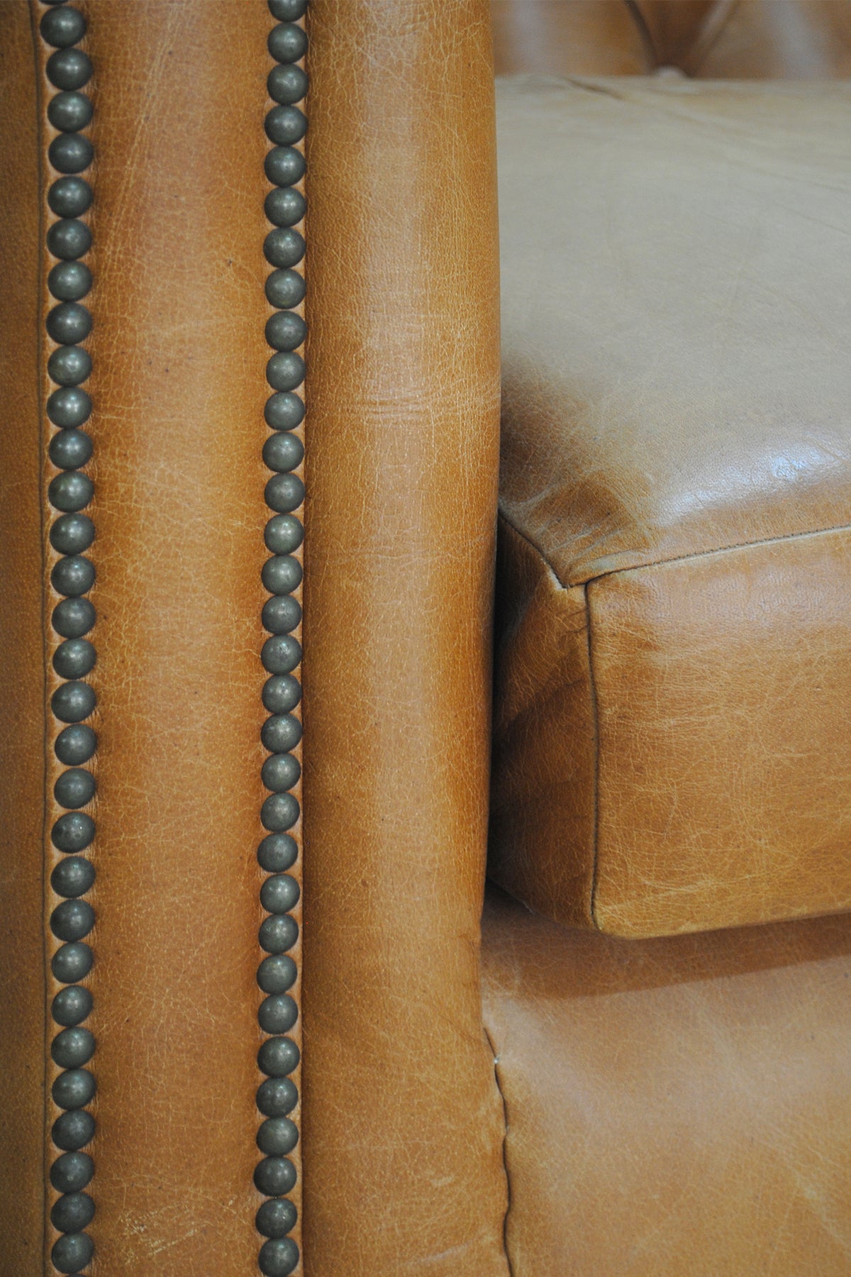 Arbor Leather Wing Back Armchair