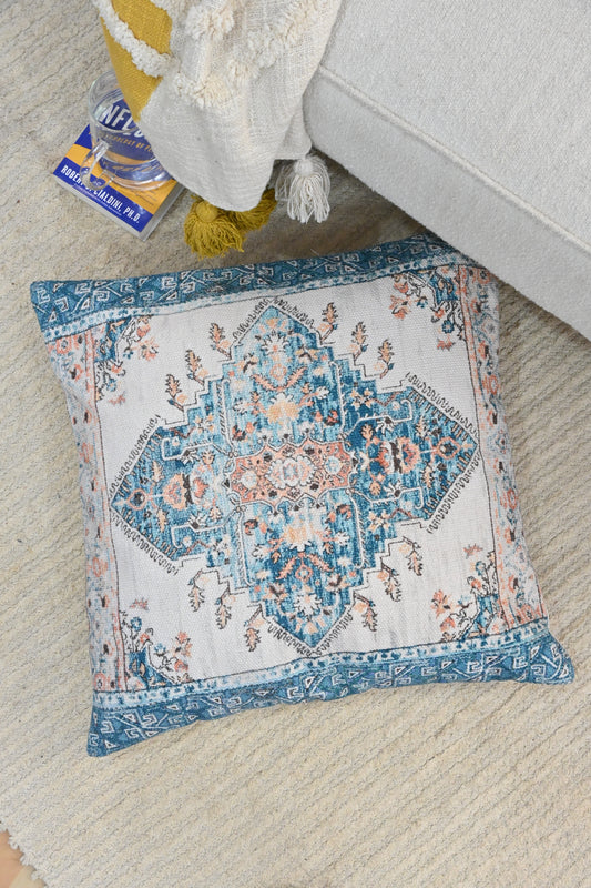 Bazaar Breeze Printed Square Cushion Cover