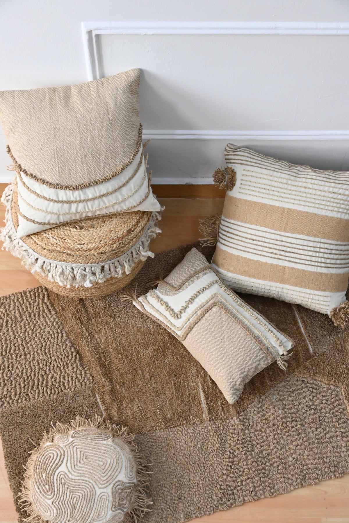 Beira Handwoven Kilim Square Cushion Cover