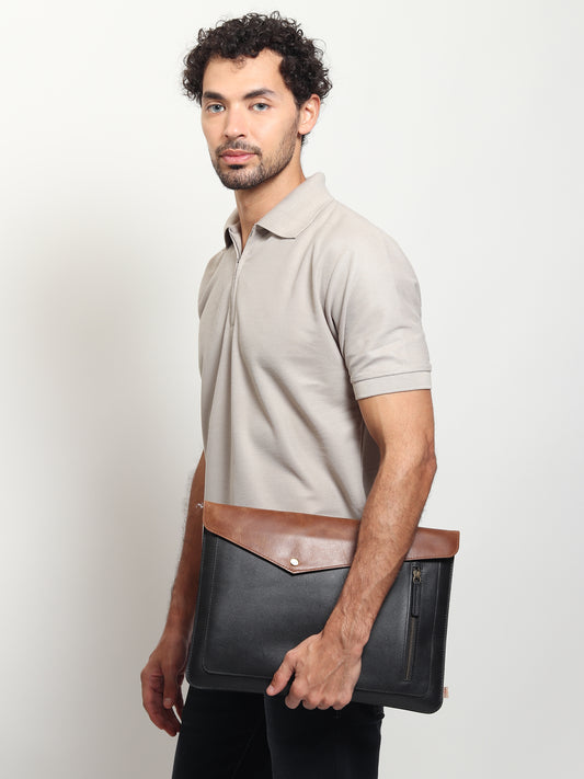 Abaze Leather Laptop Sleeve