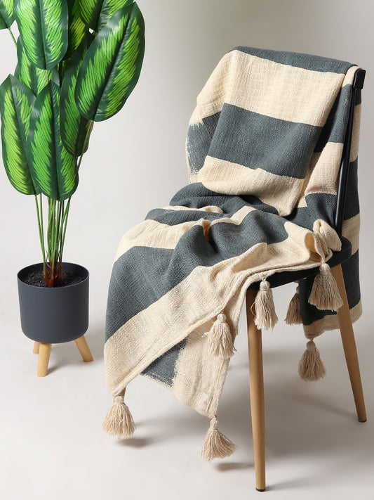 Linus Printed Cotton Throw