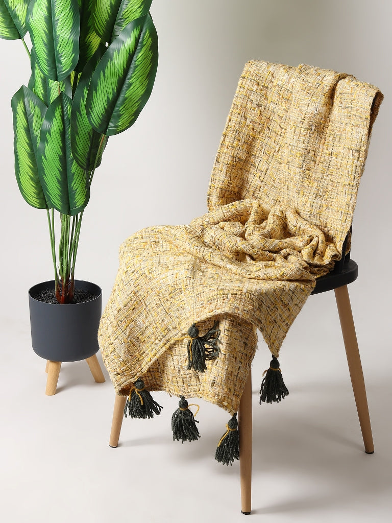 Tackle Handwoven Cotton Throw
