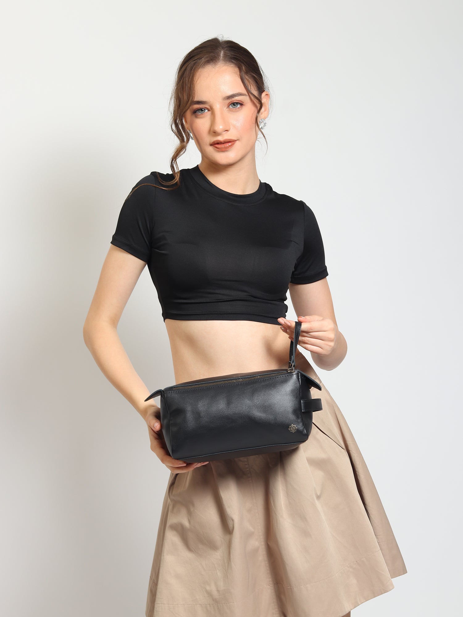 Rosary Leather Box Bag