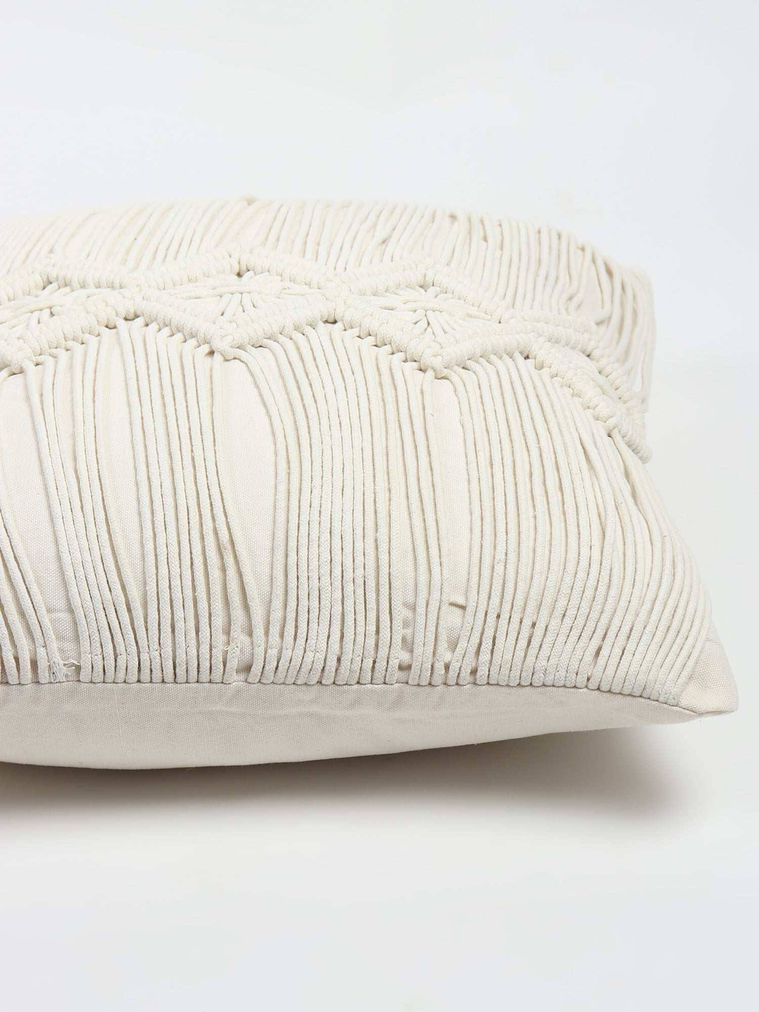 Amun Macramé Square Cushion Cover