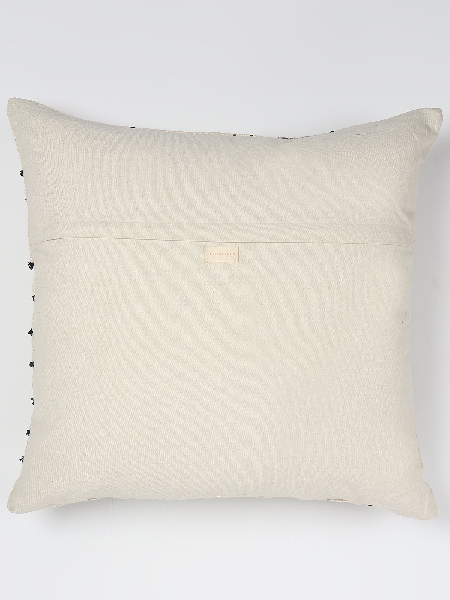 Stellar Oasis Block-Printed Square Cushion Cover